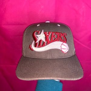 Mitchell and Ness Sixers Fitted Hat